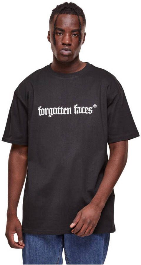 Mister Tee Forgotten Faces oversized T-shirt Forgotten Faces met printopdruk zwart