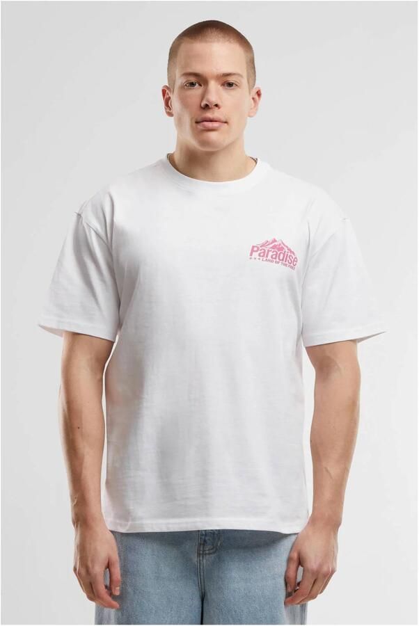 Mister tee Paradies Land Oversize Men T-Shirts & Polo's wit Maat XS Kleding - Foto 3