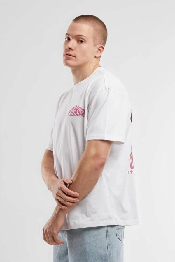 Mister tee Paradies Land Oversize Men T-Shirts & Polo's wit Maat XS Kleding - Foto 2