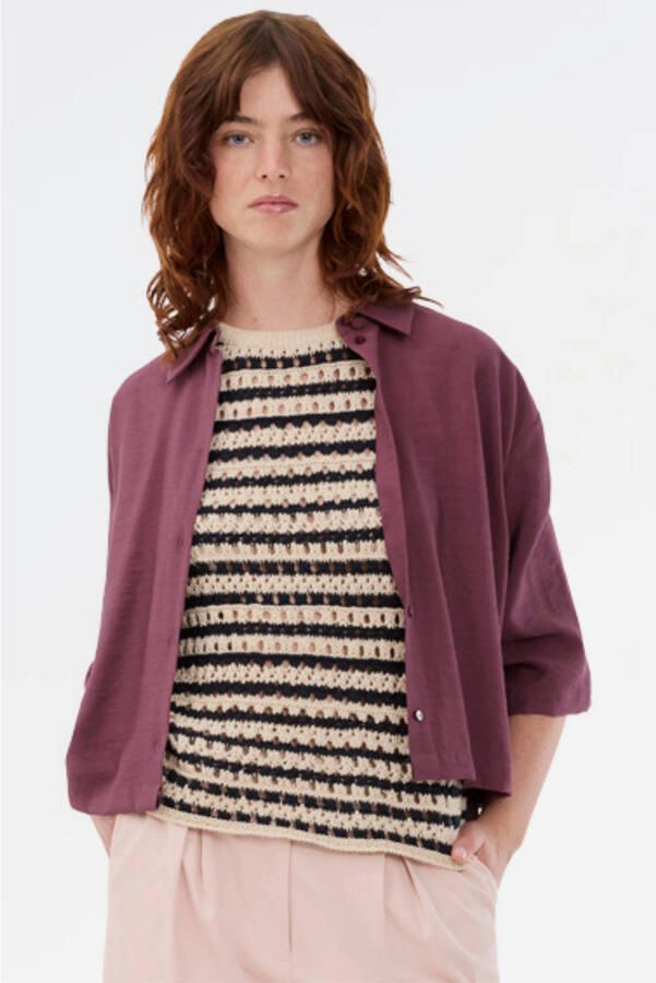 MODSTRÖM Modström Dames Blouses Nickimd Shirt Bordeaux - Foto 5