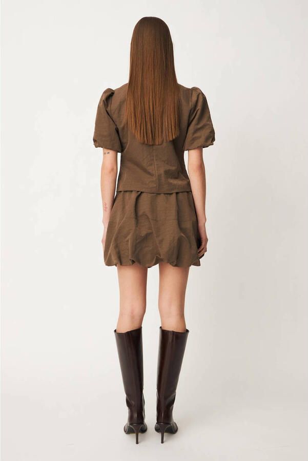 Modström blouse bruin - Foto 2