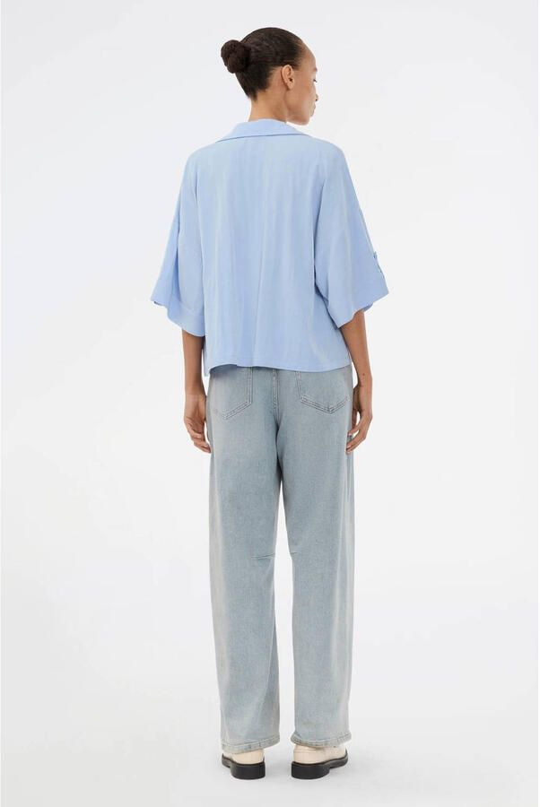 MODSTRÖM Modström Dames Blouses Uddinmd Shirt Lichtblauw - Foto 7
