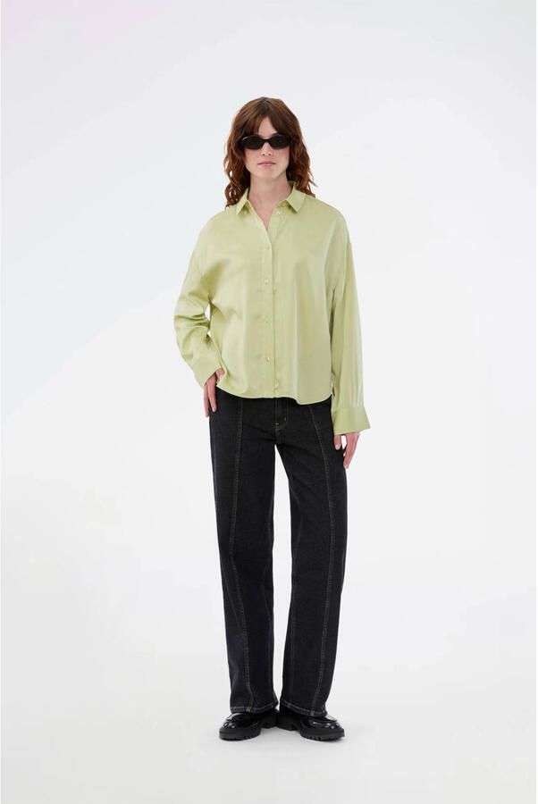 Modström blouse lichtgroen - Foto 3