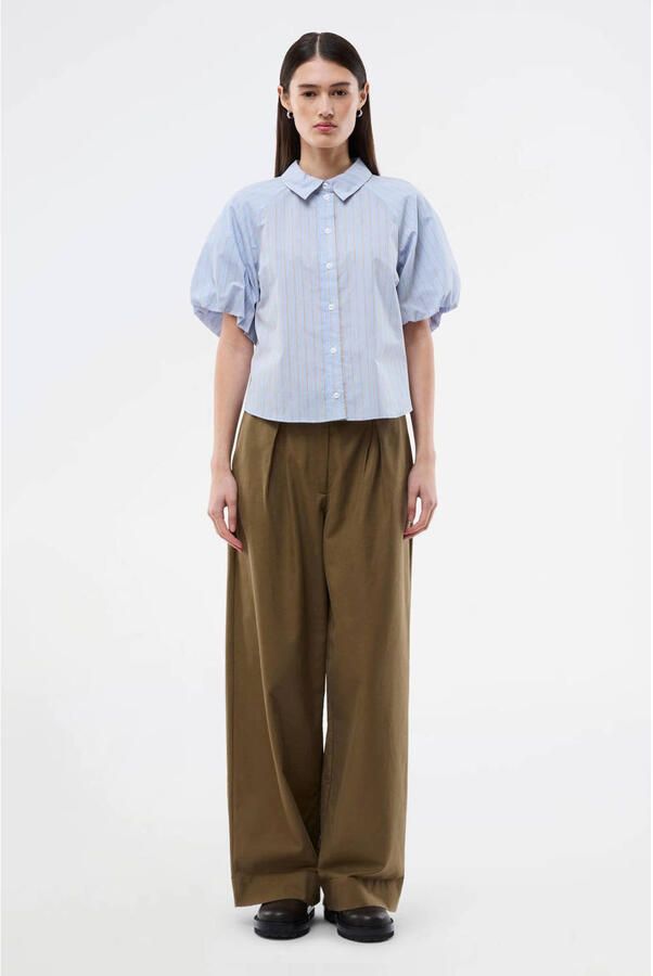 MODSTRÖM Modström Dames Blouses Augustamd Shirt Lichtblauw - Foto 5
