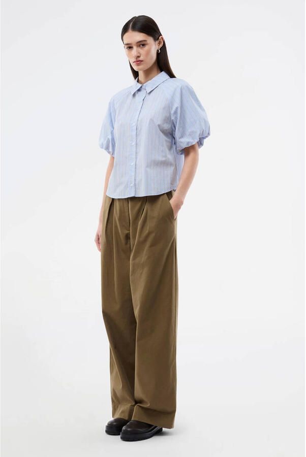 MODSTRÖM Modström Dames Blouses Augustamd Shirt Lichtblauw - Foto 6