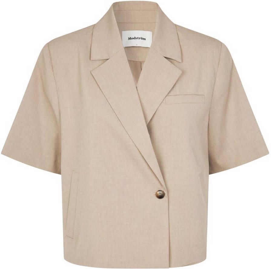 MODSTRÖM Modström Dames Blazers Tuesdaymd Ss Blazer Beige - Foto 5