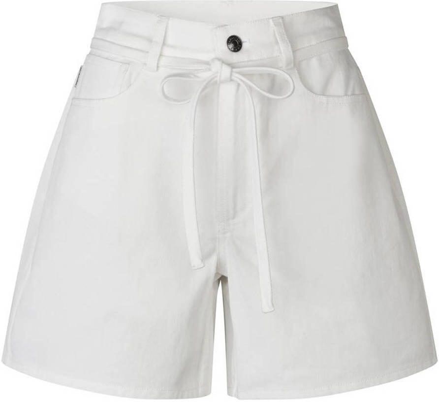 Modström denim high waist short wit