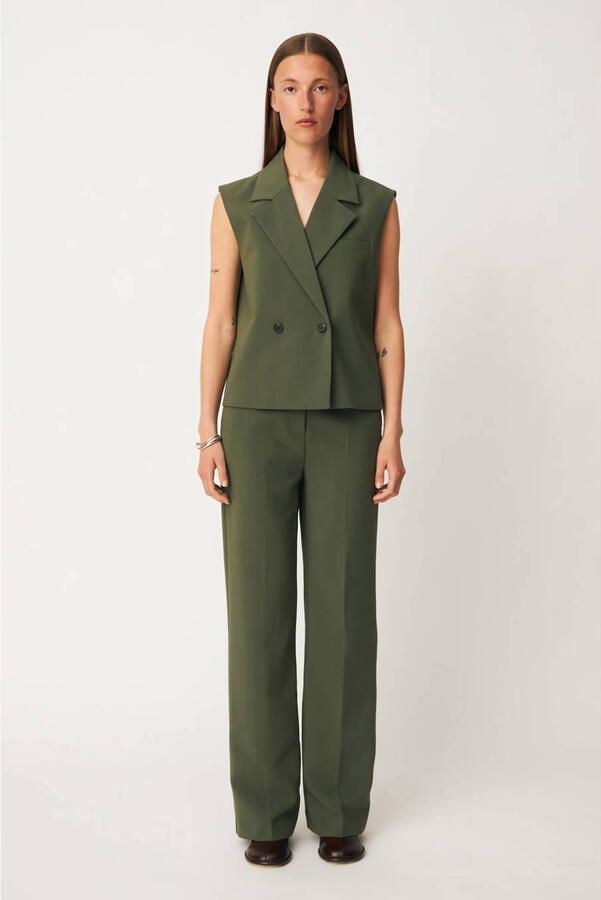 Modström gilet groen