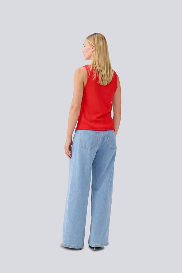 MODSTRÖM Modström Dames Jeans Isoldemd Solid Pants Blauw
