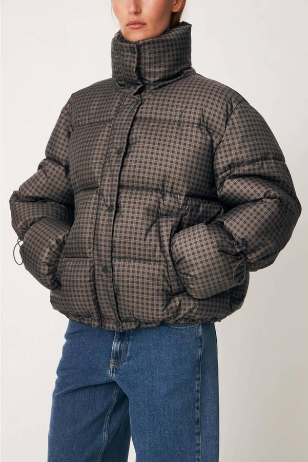 MODSTRÖM Modström Dames Jassen Odinmd Print Jacket Donkergrijs - Foto 5