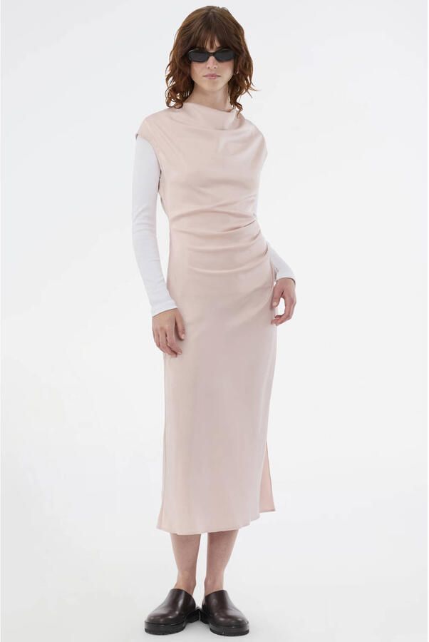 MODSTRÖM Modström Dames Jurken Tailormd Dress Lichtroze - Foto 5