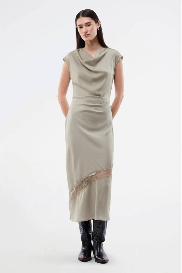 MODSTRÖM Modström Dames Jurken Tailormd Lace Dress Zand - Foto 5