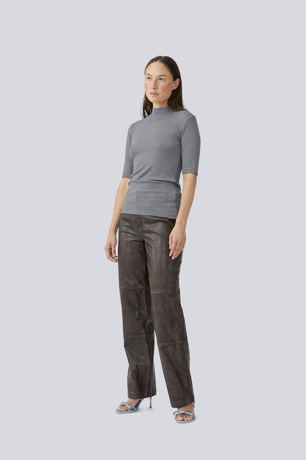 MODSTRÖM Modström Dames Tops & T-shirts Krown T-shirt Lichtgrijs - Foto 6