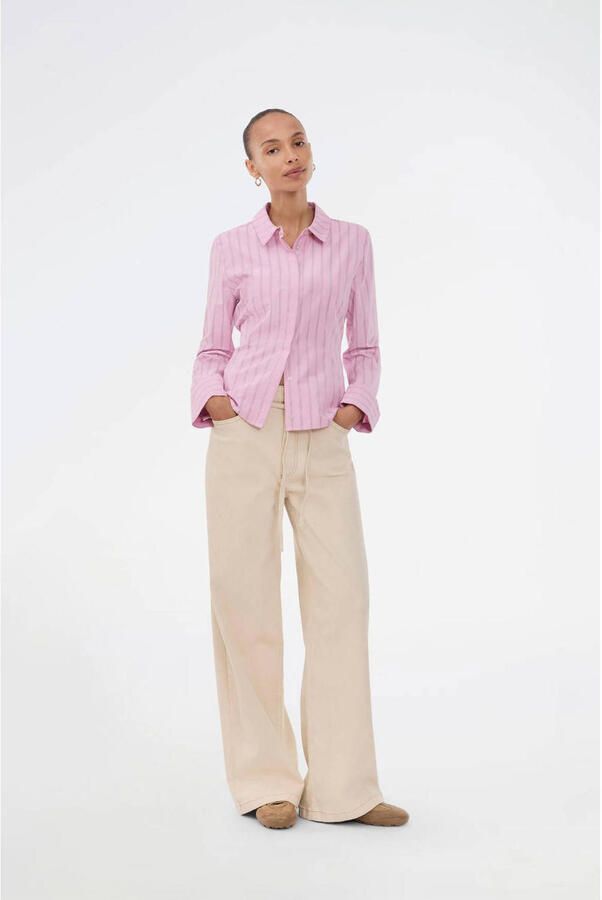 MODSTRÖM Modström Dames Jeans Isoldemd Solid Pants Zand - Foto 6