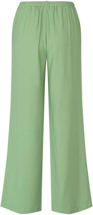 Modström wide leg regular waist broek groen - Foto 2