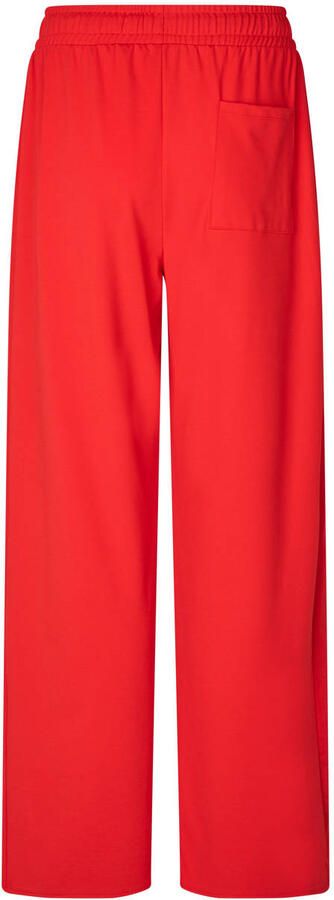 Modström wide leg regular waist broek rood
