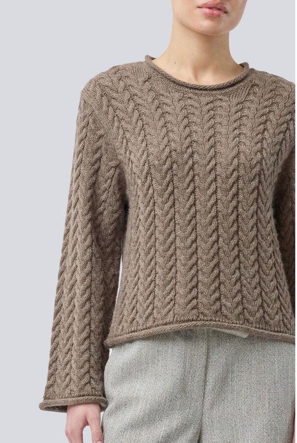 MODSTRÖM Modström Dames Truien & Vesten Kurtismd O-neck Bruin - Foto 7