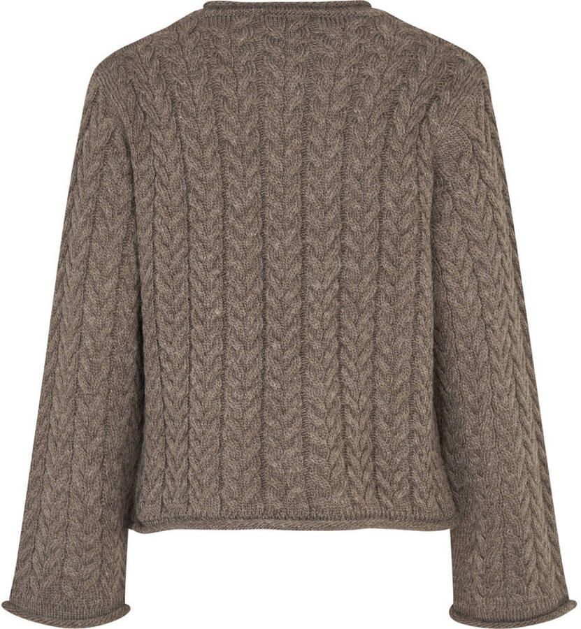 MODSTRÖM Modström Dames Truien & Vesten Kurtismd O-neck Bruin - Foto 5