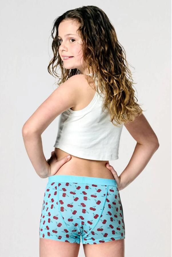Moodies Undies boyshort menstruatieslip medium heavy blauw - Foto 2