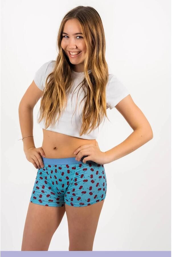 Moodies Undies boyshort menstruatieslip super blauw