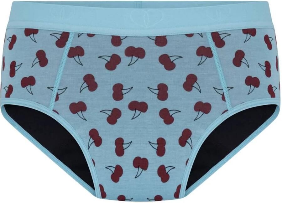 Moodies Undies hipster menstruatieslip heavy blauw