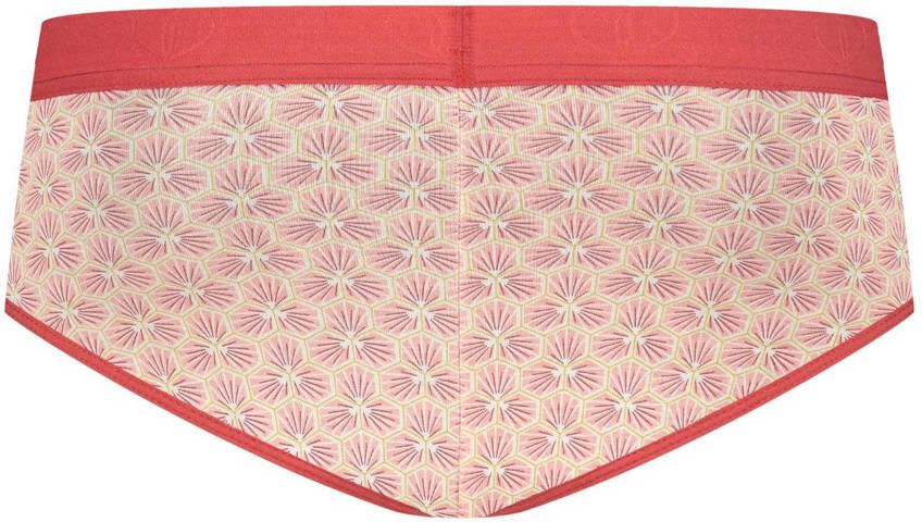 Moodies Undies hipster menstruatieslip Medium roze Meisjes Bamboe All over print 164-170 - Foto 3