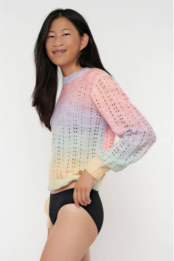 Moodies Undies menstruatieslip Light zwart Meisjes Viscose Effen 140-146 - Foto 2