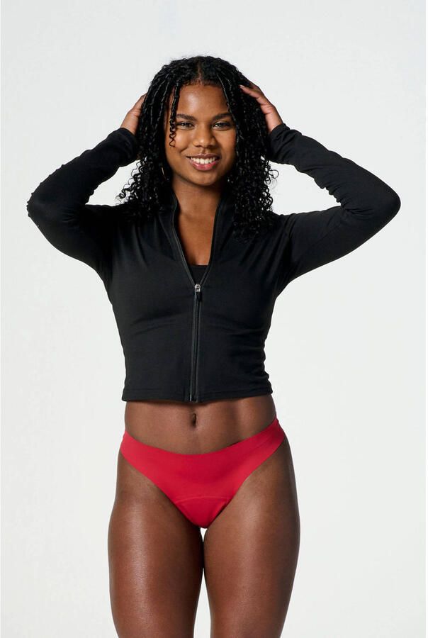 Moodies Undies seamless menstruatiestring light rood