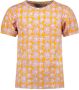 MOODSTREET Meisjes Tops & T-shirts T-shirt Aop Flower With Puffed Sleeve Lila - Thumbnail 2