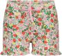 MOODSTREET Meisjes Broeken Short With Frills Aop Strawberries Koraal - Thumbnail 2