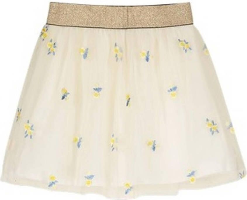 Moodstreet gebloemde rok offwhite Wit Meisjes Polyester Bloemen 110 116 - Foto 2