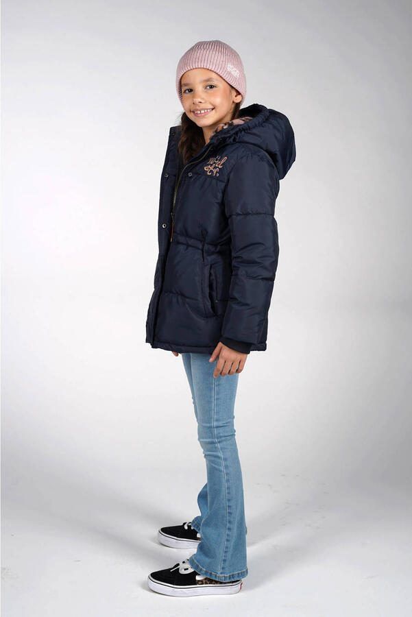 Moodstreet gewatteerde jas donkerblauw - Foto 2