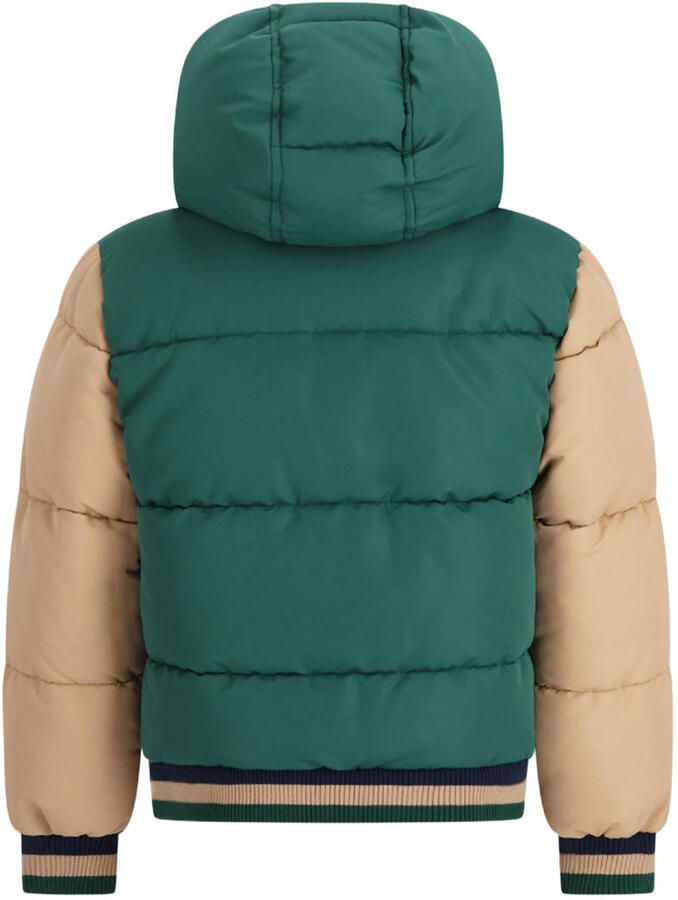 Moodstreet gewatteerde winterjas groen - Foto 2