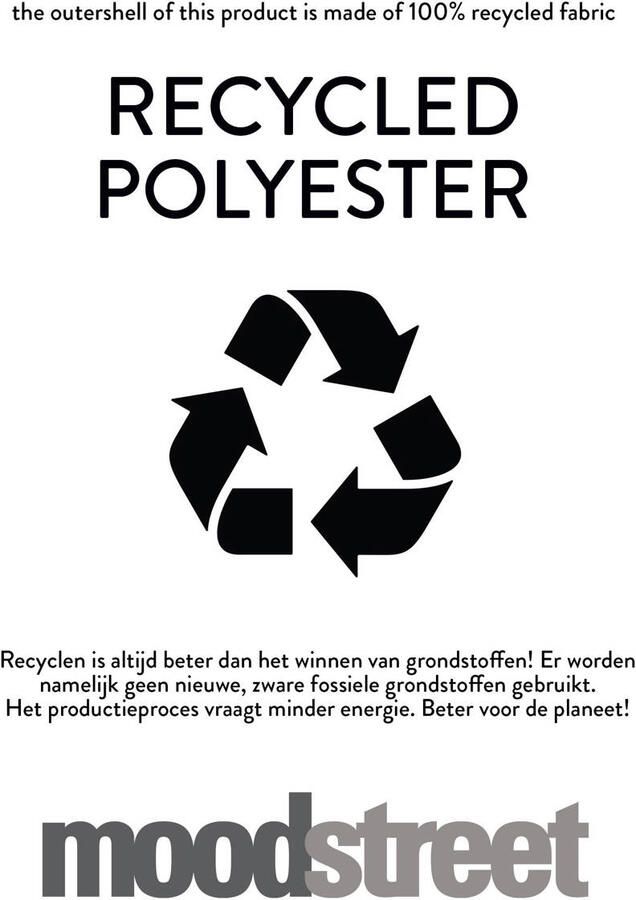 Moodstreet gewatteerde winterjas van polyester metallic groen
