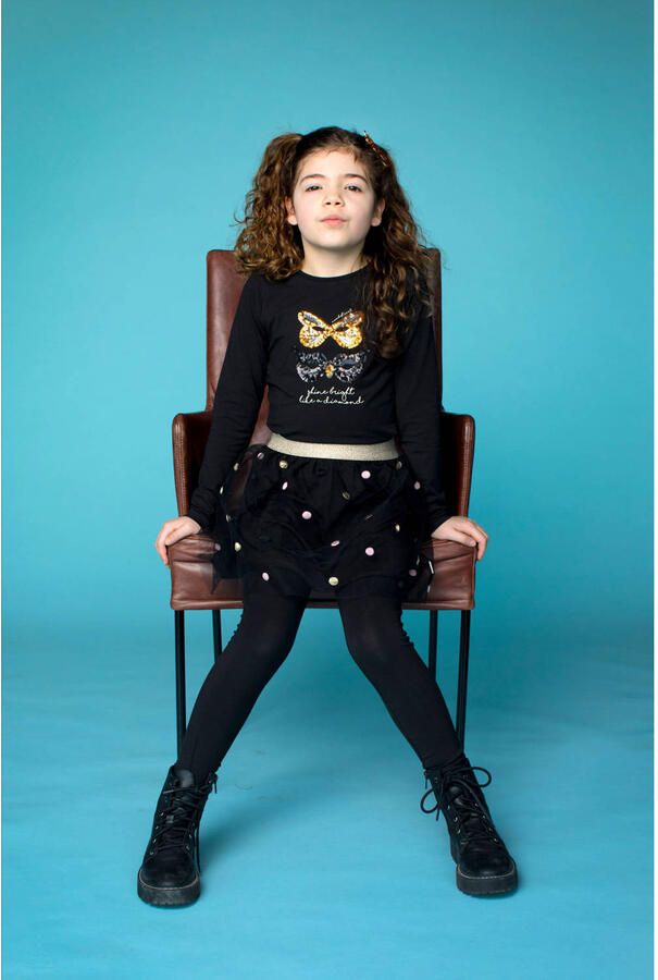 MOODSTREET Meisjes Rokken M209-5795 Zwart - Foto 2