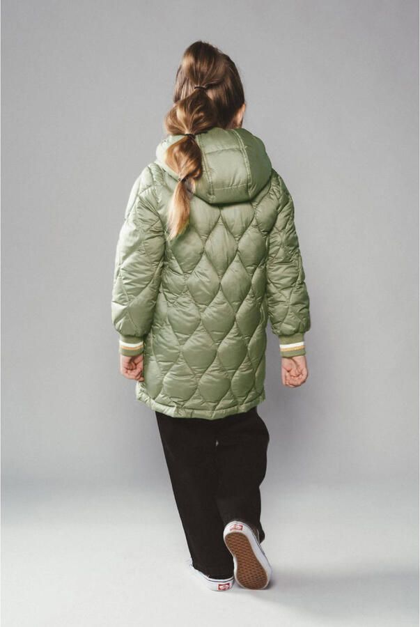 Moodstreet quilted winterjas groen - Foto 2