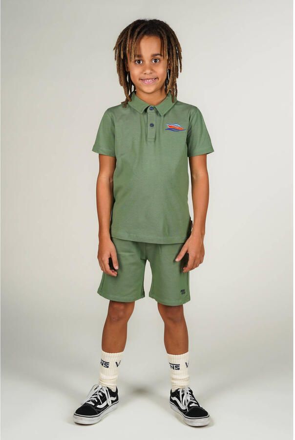 MOODSTREET Jongens Broeken Sweatshorts Billie Summer Groen - Foto 2