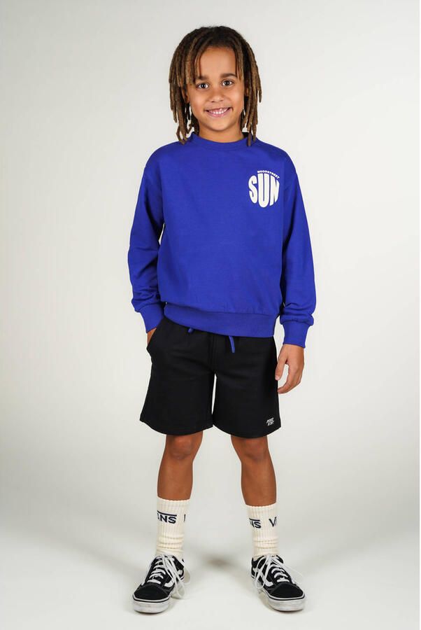 MOODSTREET Jongens Broeken Sweatshorts Billie Summer Zwart - Foto 2