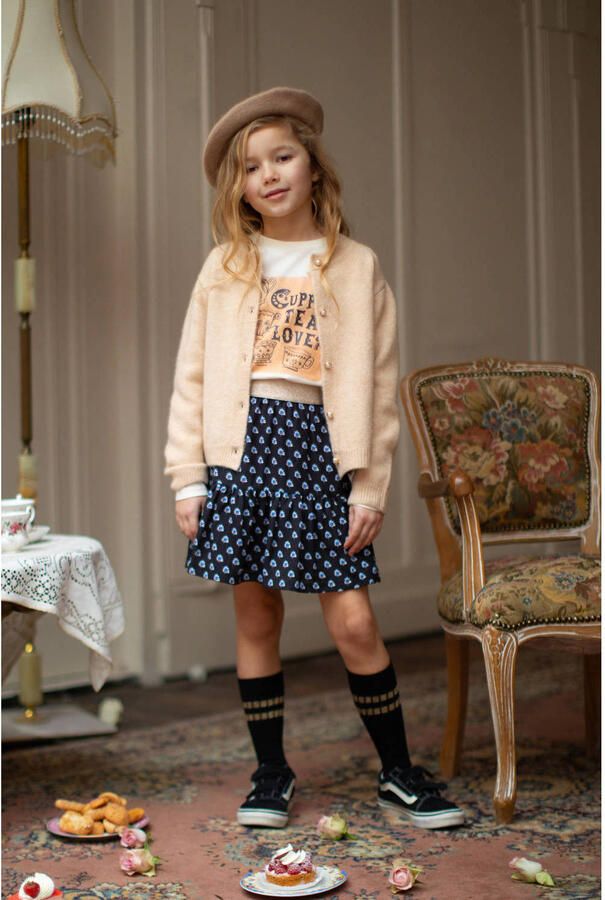 MOODSTREET Meisjes Rokken Skirt Romy Zwart