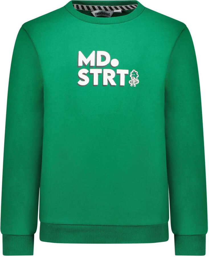 Moodstreet Groene Sweater M208-6380 - Foto 3