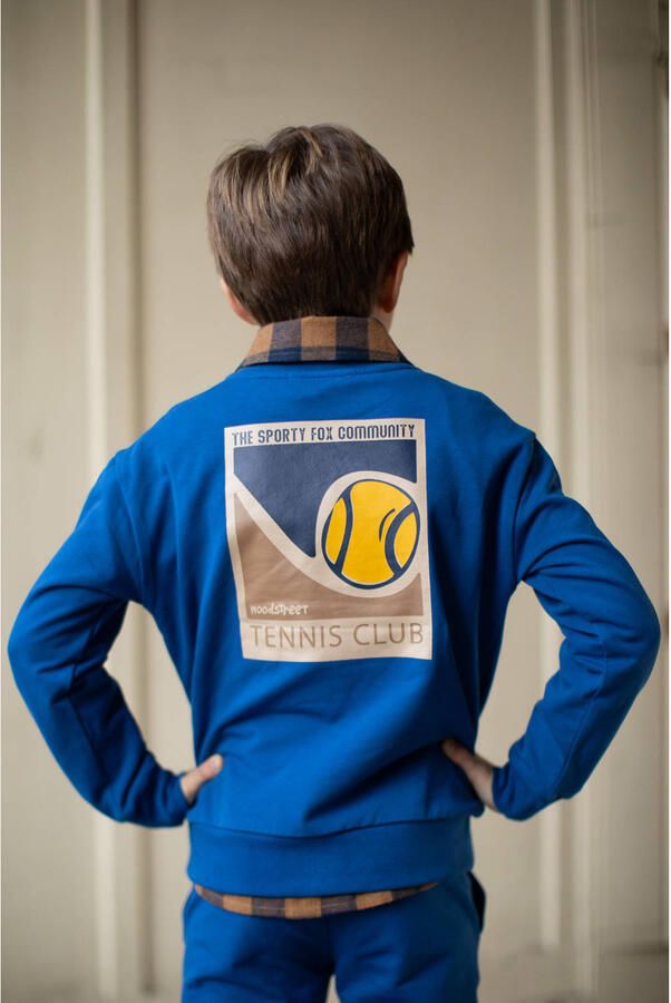 MOODSTREET Jongens Truien & Vesten Sweater Simon Blauw - Foto 4