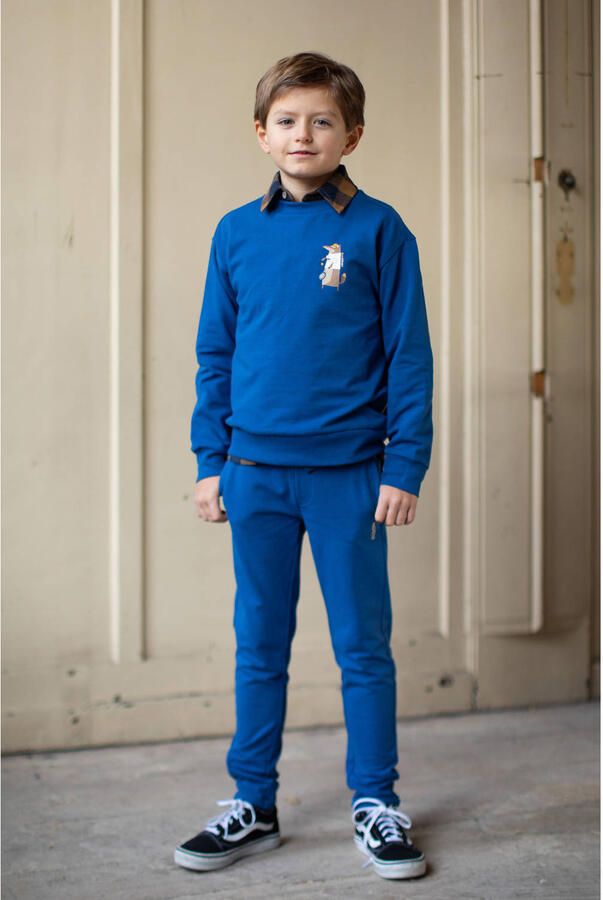 MOODSTREET Jongens Truien & Vesten Sweater Simon Blauw