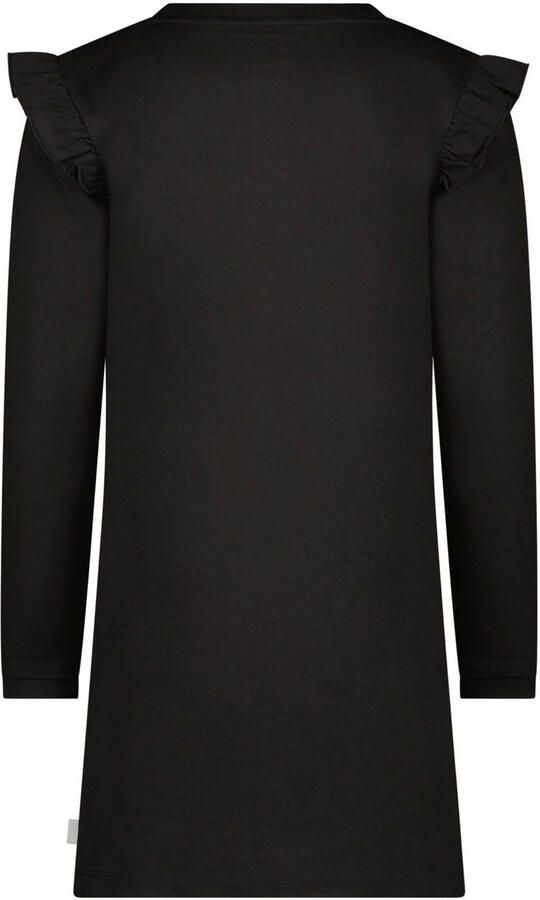 Moodstreet sweatjurk zwart - Foto 1