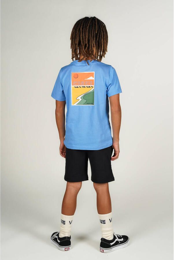 MOODSTREET Jongens Polo's & T-shirts T-shirt Lewis Waves Spot Lichtblauw - Foto 2