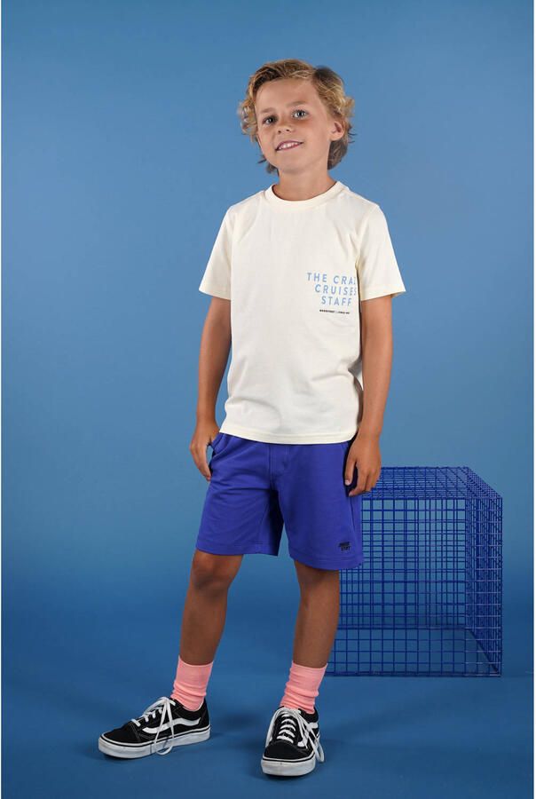 MOODSTREET Jongens Polo's & T-shirts T-shirt Lewis Crazy Cruises Beige - Foto 2