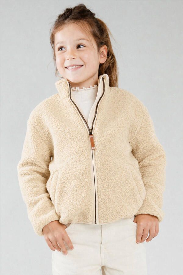 Moodstreet teddy jas crème