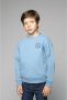 Moodstreet sweater met backprint lichtblauw Jongens Katoen (duurzaam) Ronde hals 110 116 - Thumbnail 2