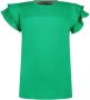 MOODSTREET Meisjes Tops & T-shirts Smock Top With Ruffle Sleeves Groen - Thumbnail 2