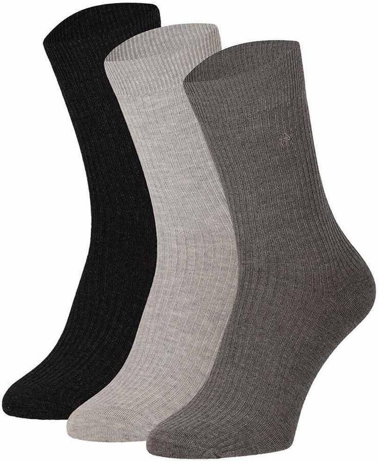 Apollo Bamboe sokken 2 x 2 rib 6-Pack