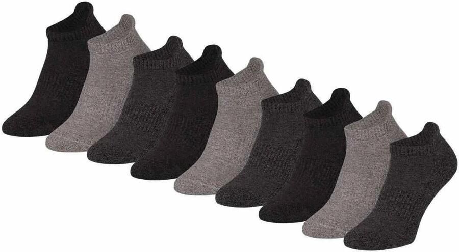 Morethansocks Sneaker sportsokken Unisex 9-Pack